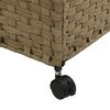 vidaXL Wasmand op wielen 60x35x60,5 cm rattan