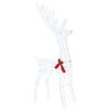 vidaXL 3D Kerst Rendier LOVIISA 300 LED's Koel wit 70 x 26 x 128 cm
