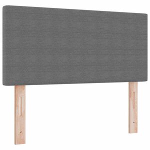 vidaXL Hoofdbord Lichtgrijs 80 cm Katoen Stof