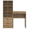 vidaXL Bureau met lade 2 pcs Artisan Eiken