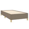 vidaXL Bedframe zonder matras 90x190 cm stof taupe