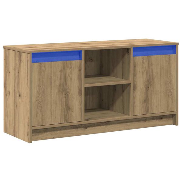 vidaXL TV Eenheden Bruin 100 x 34 x 50 cm Bewerkt hout