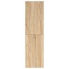 vidaXL Tv-meubels 2 st 30,5x30x110 cm bewerkt hout sonoma eikenkleurig