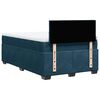 vidaXL Boxspring met matras fluweel blauw 120x200 cm
