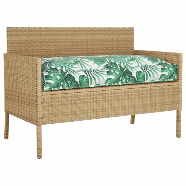 vidaXL Kussen Blad Bladpatroon 120 x 60 x 12 cm Oxford Stof