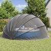 vidaXL Pooldome Zwart 592 x 590 x 275 cm 185T polyester met PU-coating