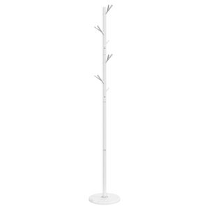 vidaXL Kapstok 175 cm gepoedercoat ijzer wit