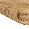 vidaXL Tapijt rond 90 cm gevlochten jute