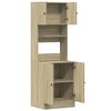 vidaXL Keukenkast 60x50x180 cm bewerkt hout sonoma eikenkleurig