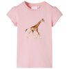 Kindershirt 104 lichtroze