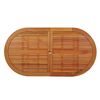 vidaXL Tuintafel 160x85x75 cm massief eucalyptushout