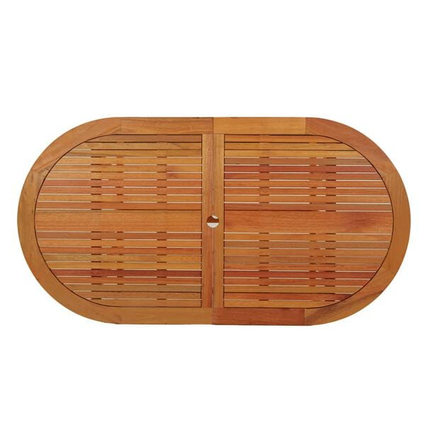 vidaXL Tuintafel 160x85x75 cm massief eucalyptushout