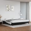 vidaXL Bedframe kunstleer zwart 200x200 cm