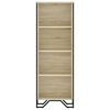 vidaXL Boekenkast 50x31x137,5 cm bewerkt hout sonoma eikenkleurig