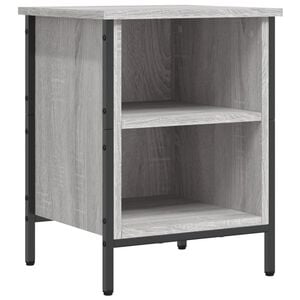 vidaXL Schoenenkast 38x35x50 cm bewerkt hout grijs sonoma eikenkleurig