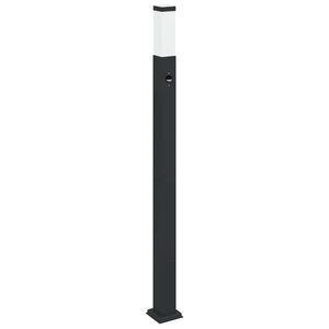 vidaXL Bolderverlichting met sensor 110 cm zwart IP44