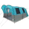 vidaXL Autotent 4-persoons waterdicht blauw