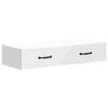 vidaXL Wandmontage Zijtafel Wit 87,5 x 34,5 x 17 cm Bewerkt hout