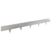 vidaXL Gazonrand 30 st 100 x 12 cm Staal Zilverkleurig