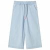 vidaXL Kinderbroek 104 zachtdenimblauw