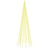 vidaXL Vlaggenmast kerstboom 732 LED's warmwit 500 cm