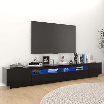 vidaXL Tv-meubel met LED-verlichting cm zwart kopen? |