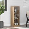 vidaXL Highboard Artisan Eiken 35 x 37 x 109 cm Bewerkt hout