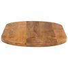 vidaXL Tafelblad ovaal 140x50x3,8 cm massief mangohout