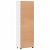vidaXL Hoge kast met plank FLORIN Wit 60 x 35 x 182 cm Bewerkt hout
