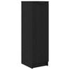 vidaXL Schoenenkast Zwart Eiken 29,5 x 35 x 101 cm Bewerkt hout