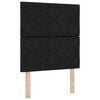 vidaXL Hoofdbord Zwart 80 cm Stof
