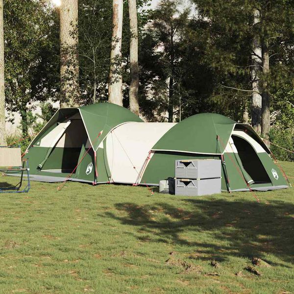 vidaXL Tent 5-persoons waterdicht groen