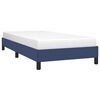 vidaXL Bedframe zonder matras 100x200 cm stof blauw
