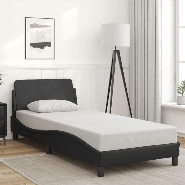 vidaXL Bedframe "Dover" kunstleer zwart 90x190 cm
