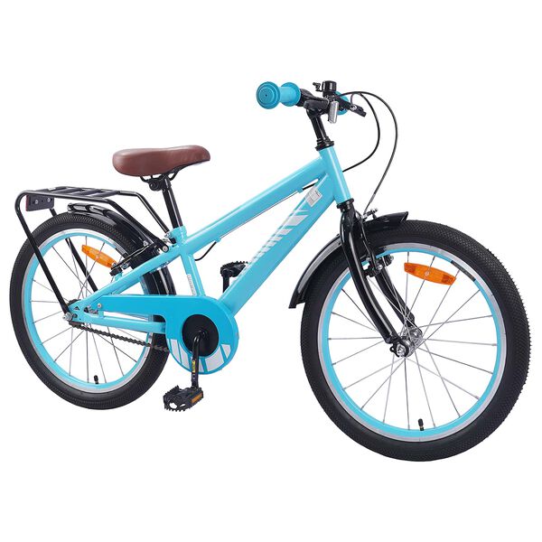 vidaXL Kinderfiets 18 Inch voor 5-7 jaar Lichtblauw