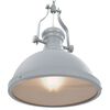 vidaXL Plafondlamp rond E27 grijs