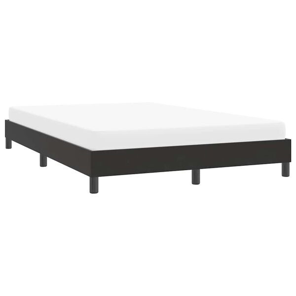 vidaXL Bedframe zonder matras 140x220 cm fluweel zwart