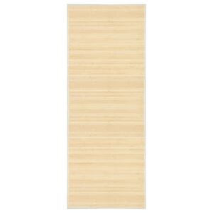 vidaXL Tapijt 80x200 cm bamboe natuurlijk