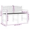 vidaXL Tuinbank 149,5x60x90 cm massief teakhout