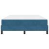 vidaXL Boxspringbed met matras Donkerblauw 140 x 190 cm Stof