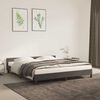 vidaXL Bedframe zonder matras 160x200 cm fluweel donkergrijs