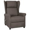 vidaXL Massagestoel stof bruin