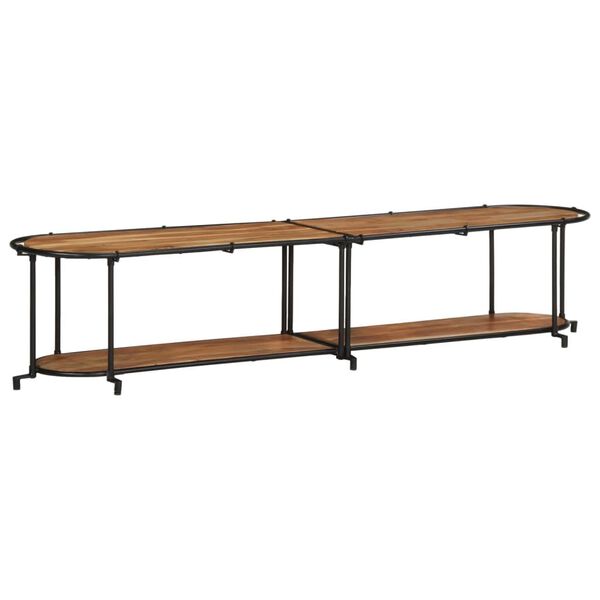 vidaXL Tv-meubel 200x42x40 cm massief acaciahout