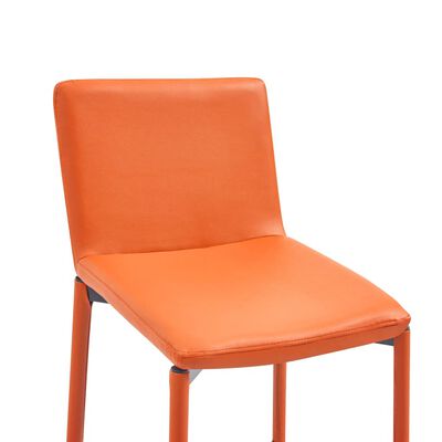 vidaXL 3-delige Barset kunstleer oranje