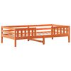 vidaXL Bedframe zonder matras massief grenenhout wasbruin 80x200 cm