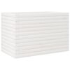vidaXL Plantenbak 70x40x45,5 cm massief grenenhout wit