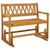 vidaXL Tuin Glider Bank Naturel 110 x 59 x 97 cm Massief Acaciahout