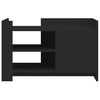 vidaXL Salontafel 80x50x50 cm bewerkt hout zwart
