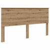 vidaXL Hoofdbord Artisan Eiken Bewerkt hout