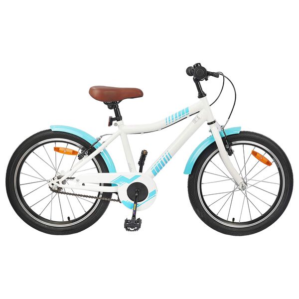 vidaXL Kinderfiets 18 Inch voor 5-7 jaar Lichtblauw